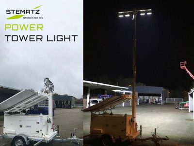 Power Tower Light: Der mobile Lichtmast mit Solarkollektoren im Praxis-Test